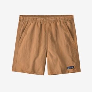 Patagonia Women’s Baggies Shorts 5”, Dark Camel, Size S, EUC